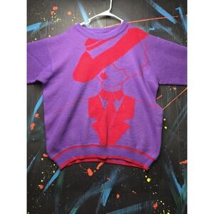 Vintage Red Hat Society Womens‎ 1X Crewneck Pullover Sweater